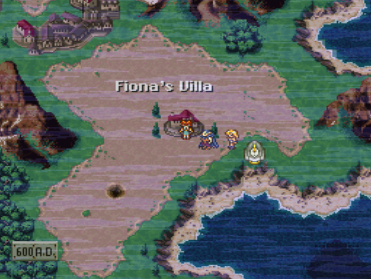 Fionas Villa and Sunken Desert Map Location